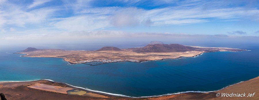 L'île de Graciosa vue depuis Lanzarote