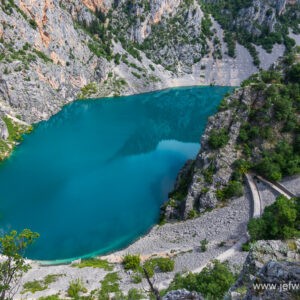 Lac bleu en Croatie