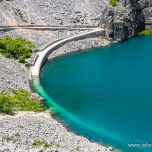 Lac bleu en Croatie