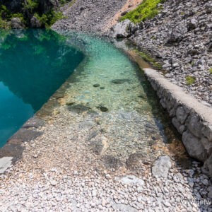 Lac bleu en Croatie