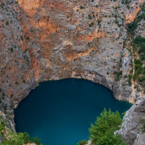 Lac rouge en Croatie