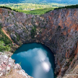 Lac rouge en Croatie